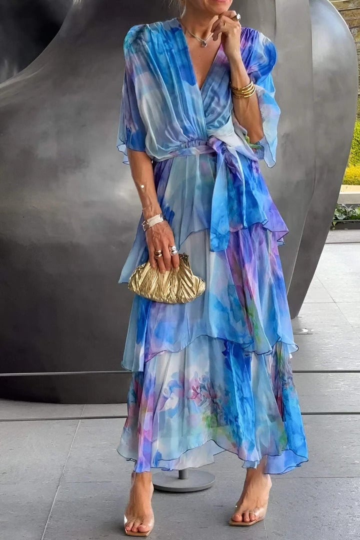 Bohemian Print Maxi Dress – Summer Festival Style