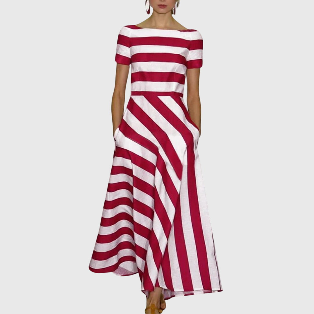 Jamie | Striped Luxury Dress