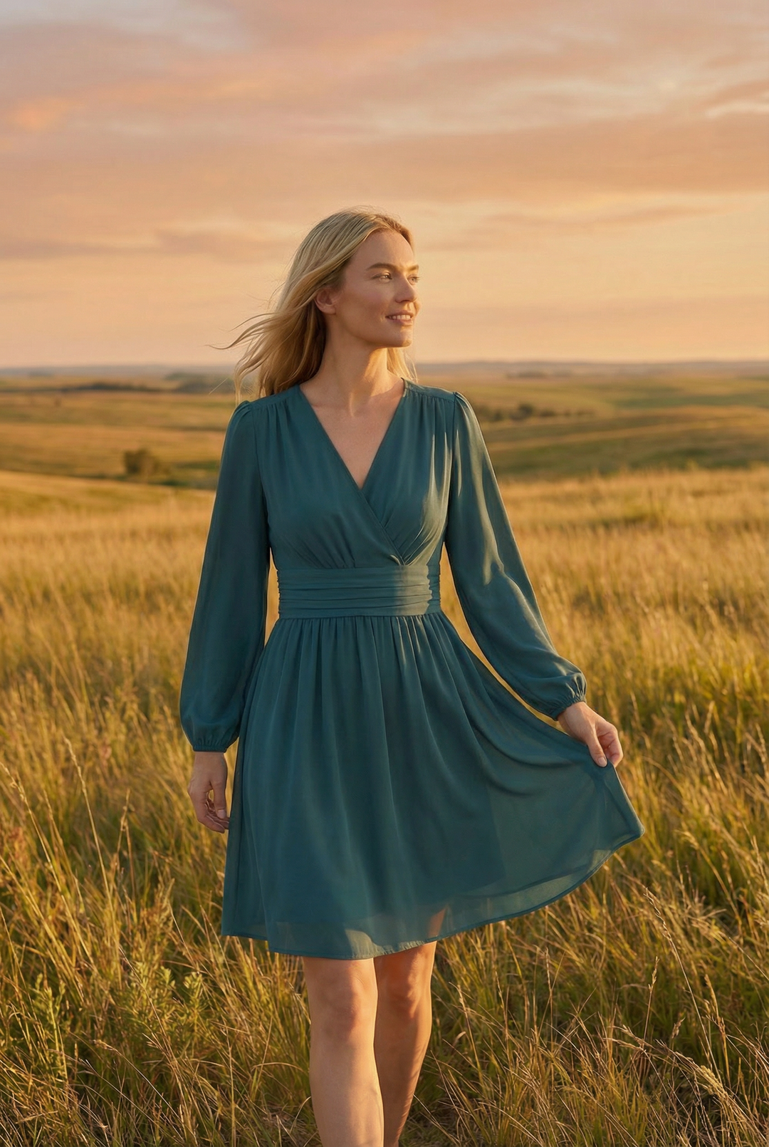 Amelie™ | Timeless Pleated Dress