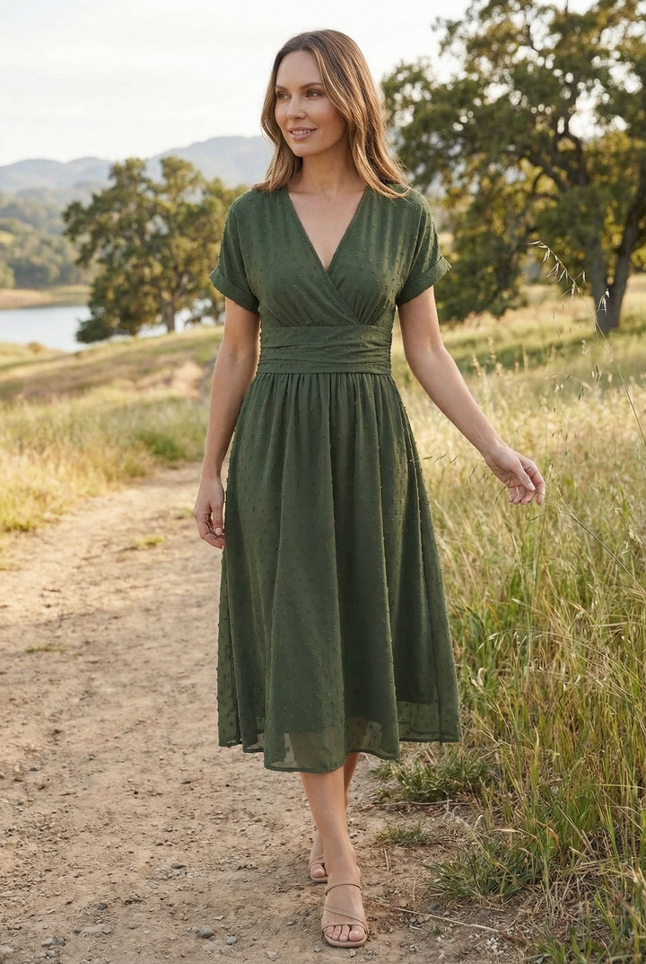Margaux™ | Sophisticated Midi Dress