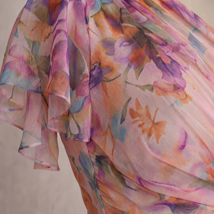 Amélie™ | Elegant Floral Celebration Dress
