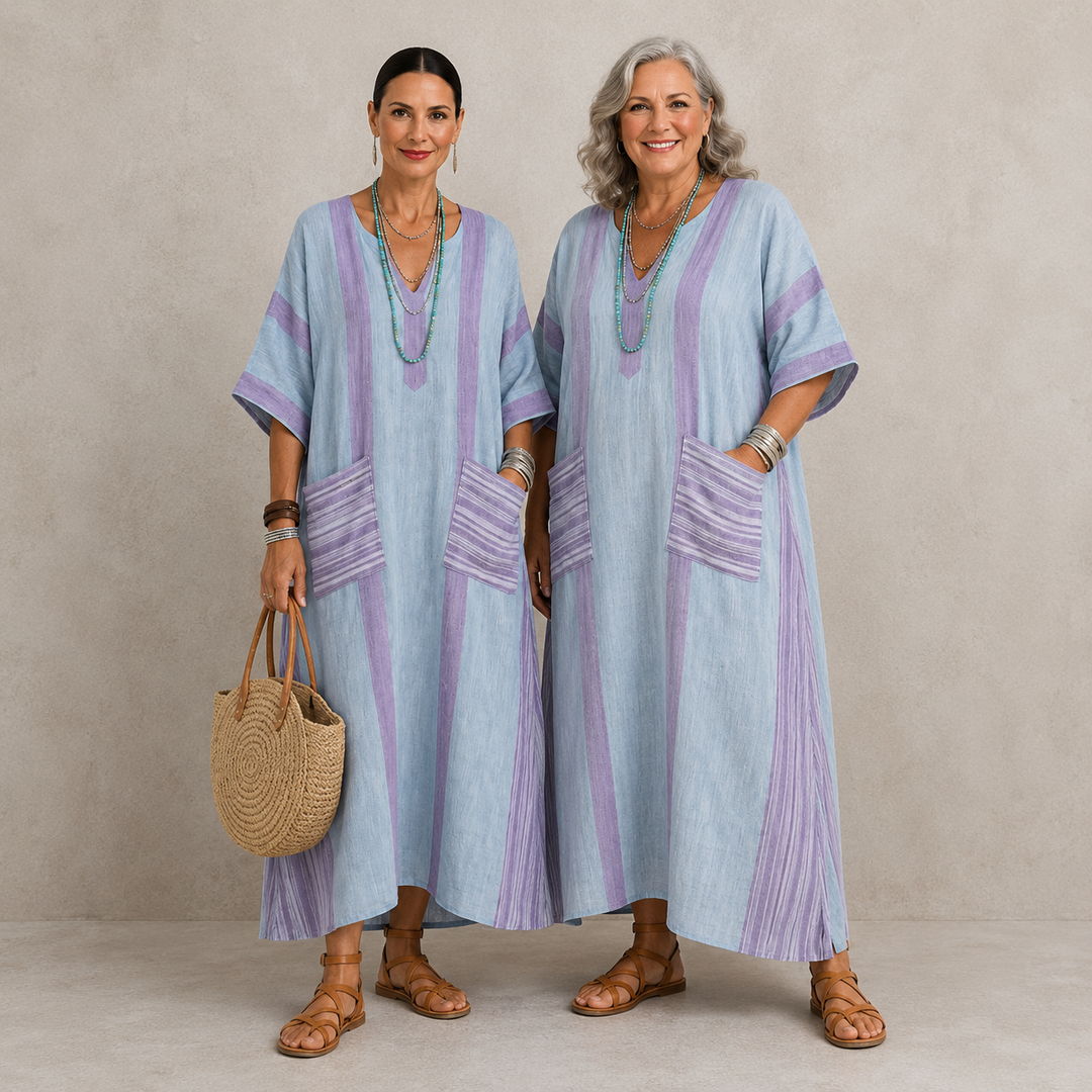 Finnie | Light Flow Pocket Midi Dress