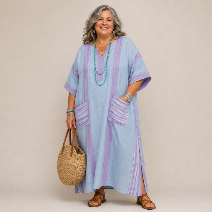 Finnie | Light Flow Pocket Midi Dress