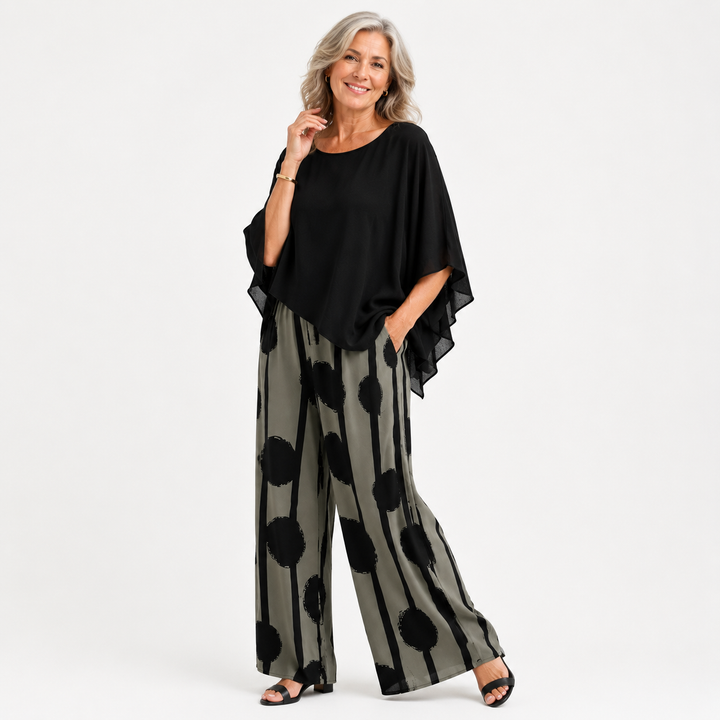 Jammey I Comfortable Elegant Waist Two-Piece Set