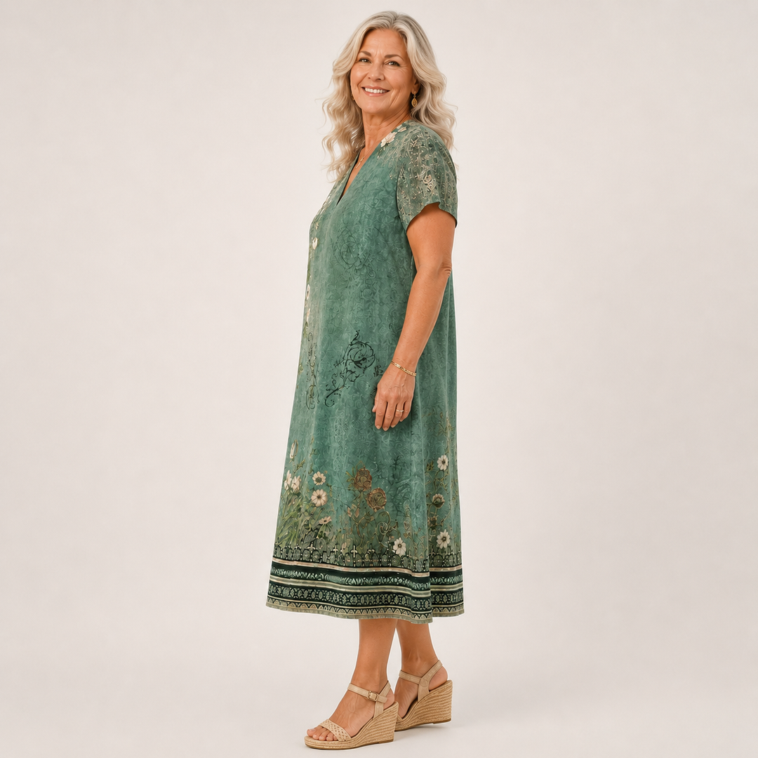 Marielle™ | Garden Stroll Midi Dress
