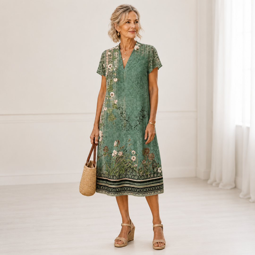 Marielle™ | Garden Stroll Midi Dress