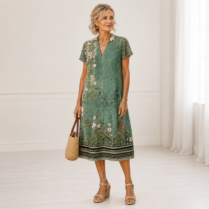 Marielle™ | Garden Stroll Midi Dress