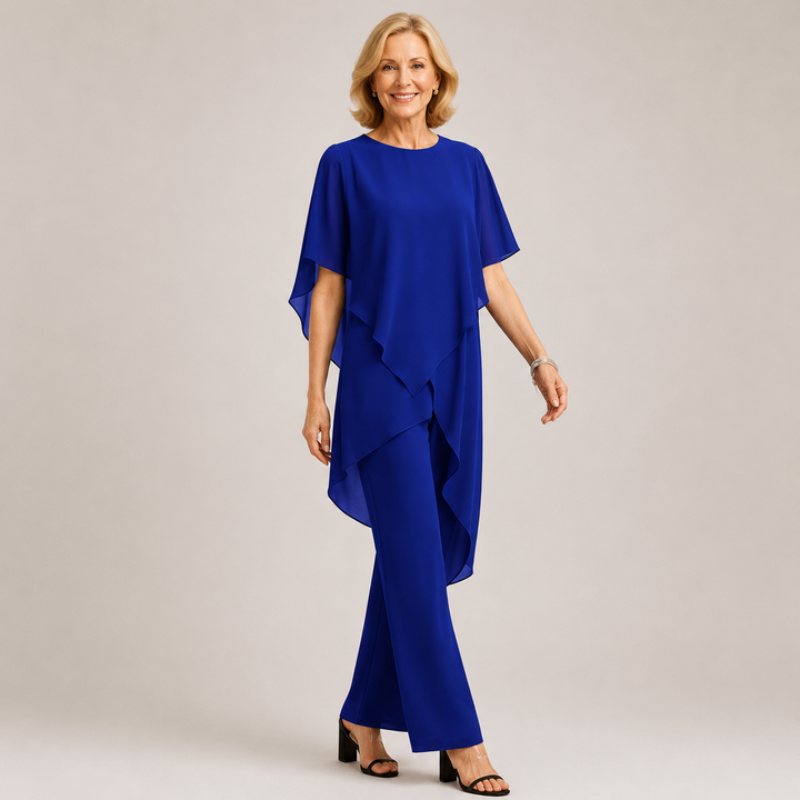 Velora™ | Chiffon Flow Pant Set