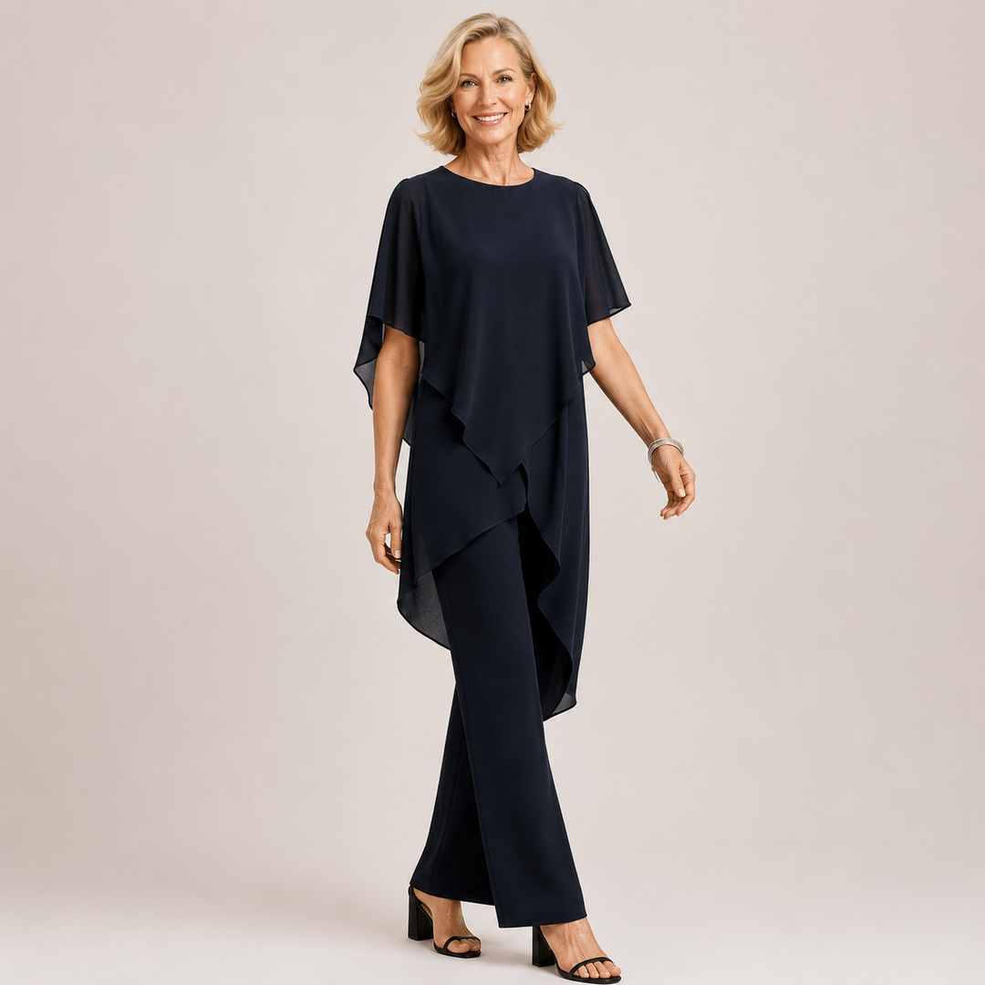 Velora™ | Chiffon Flow Pant Set