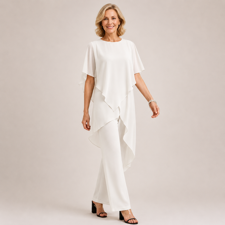 Velora™ | Chiffon Flow Pant Set