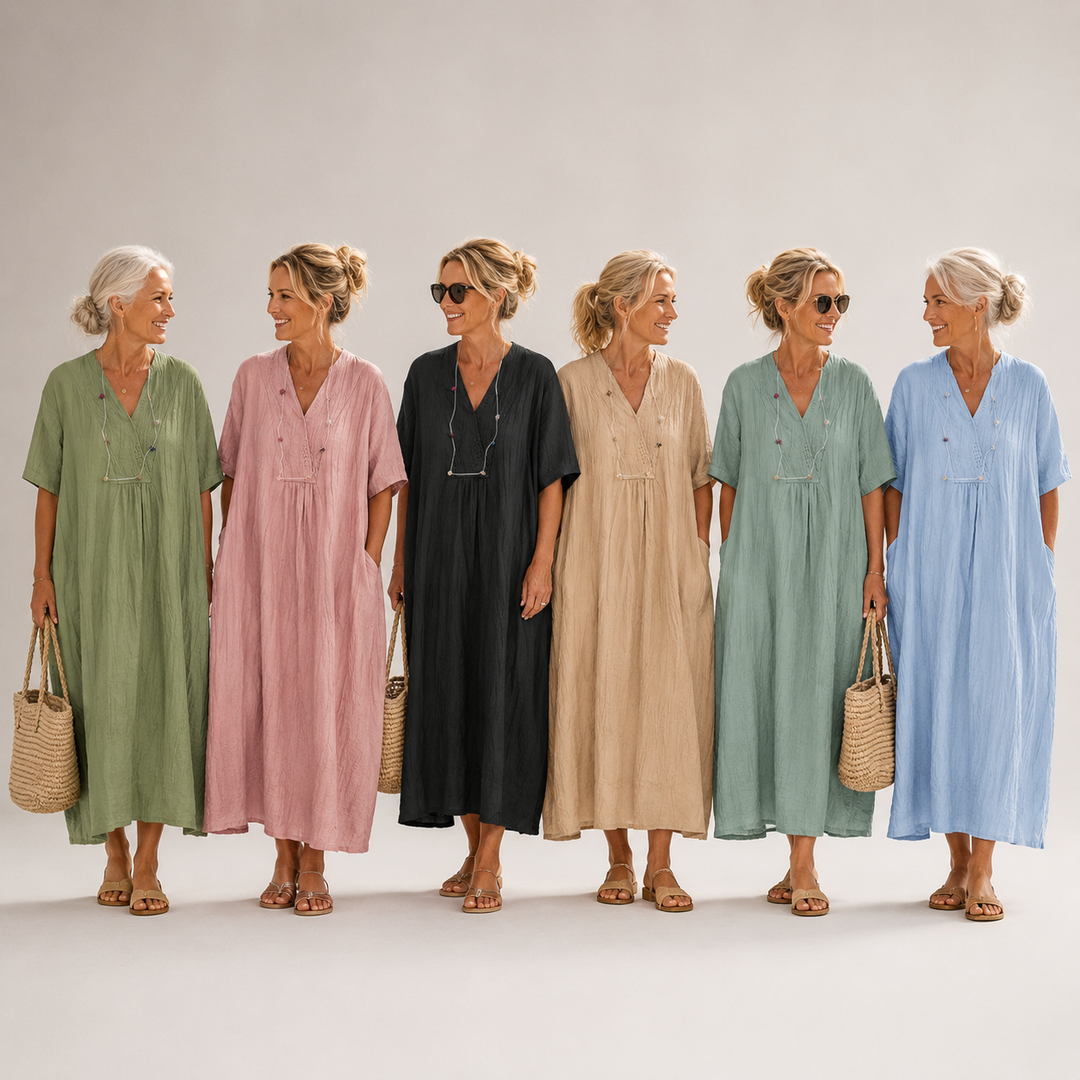 Vaelora™ | Driftline Maxi Dress