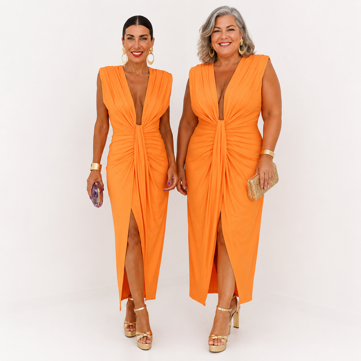Sophiene | Draped Evening Dress