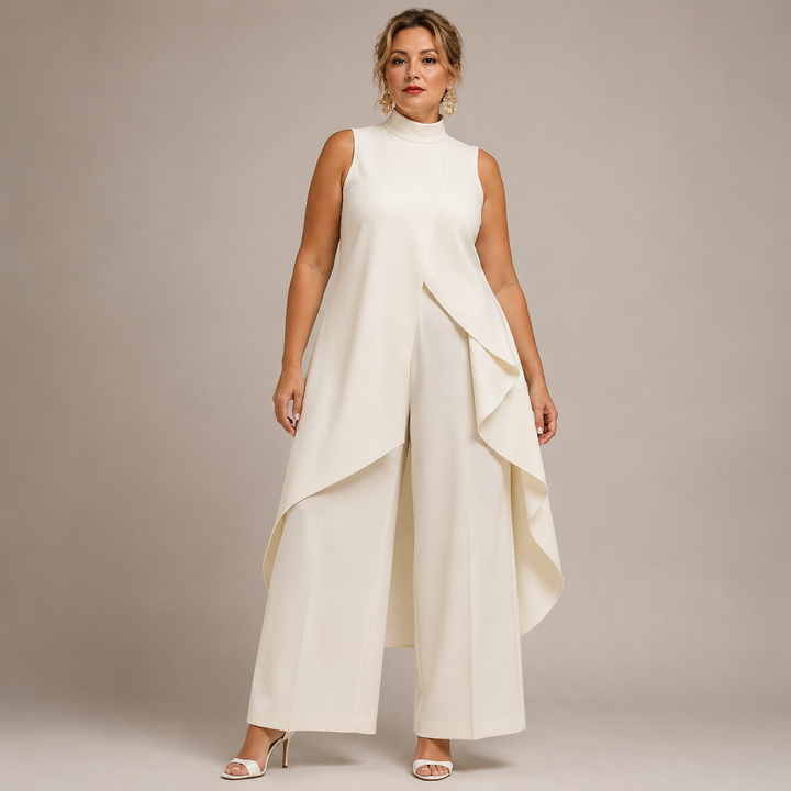 Viviana | Elegant Drop-Waist Jumpsuit