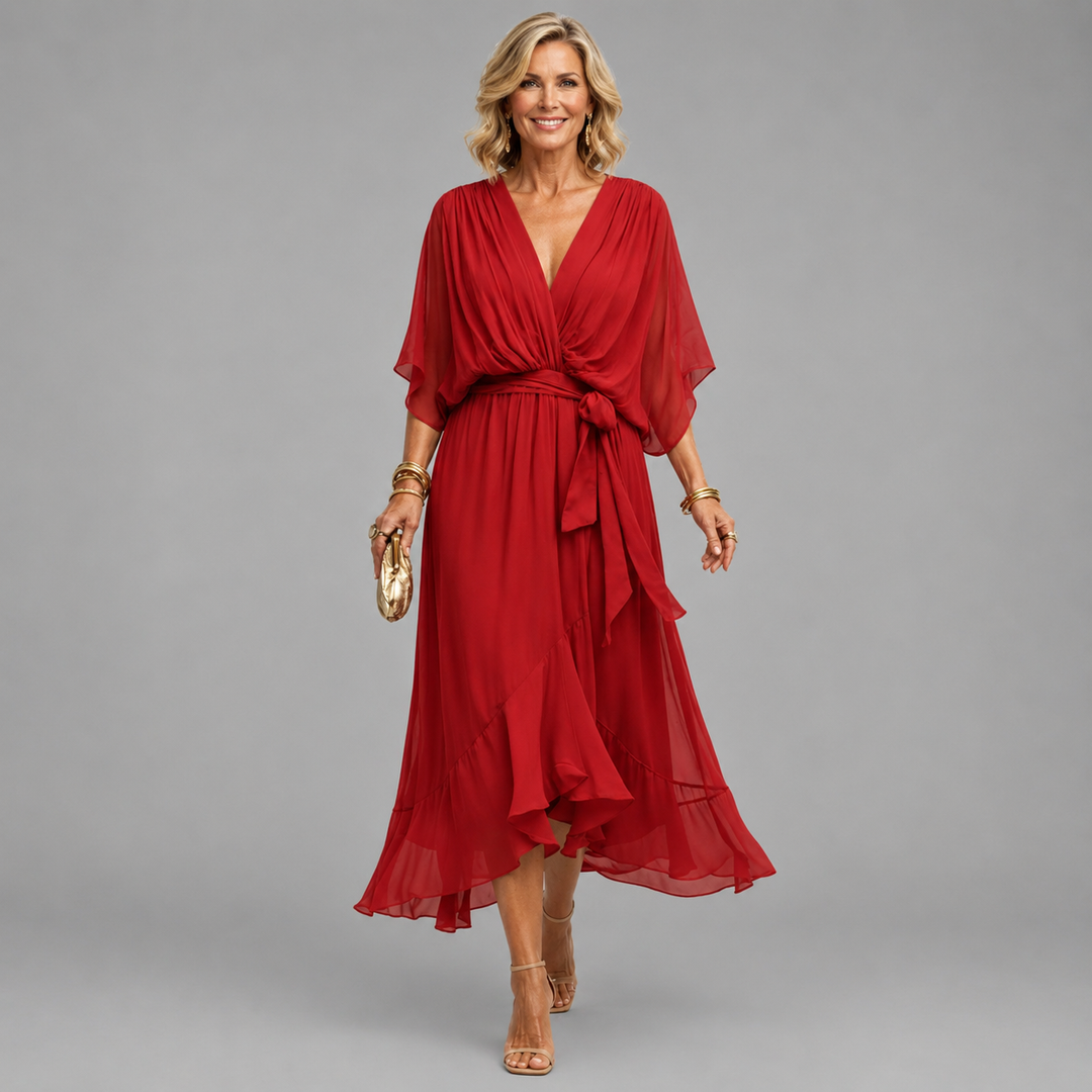 Amanda | V-neck dress