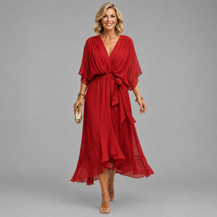 Amanda | V-neck dress