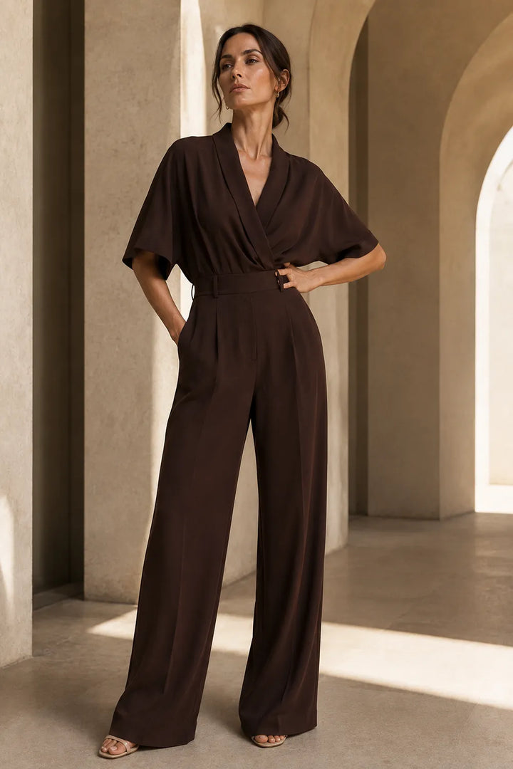 Serena Open Back Wide Leg Jumpsuit