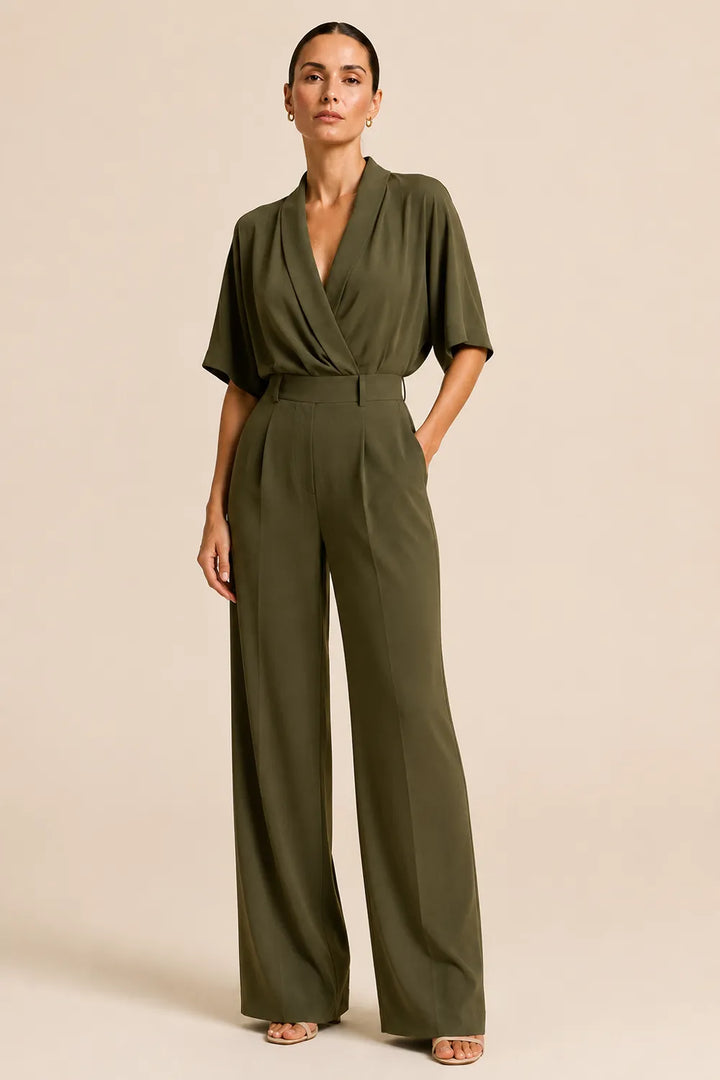 Serena Open Back Wide Leg Jumpsuit