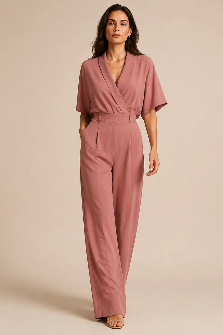 Serena Open Back Wide Leg Jumpsuit