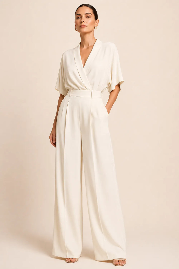 Serena Open Back Wide Leg Jumpsuit