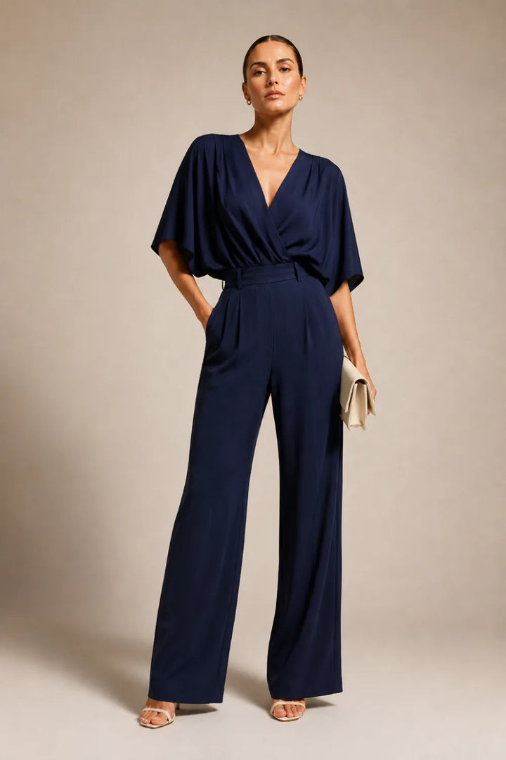 Elegant Wide Leg Formal Jumpsuit