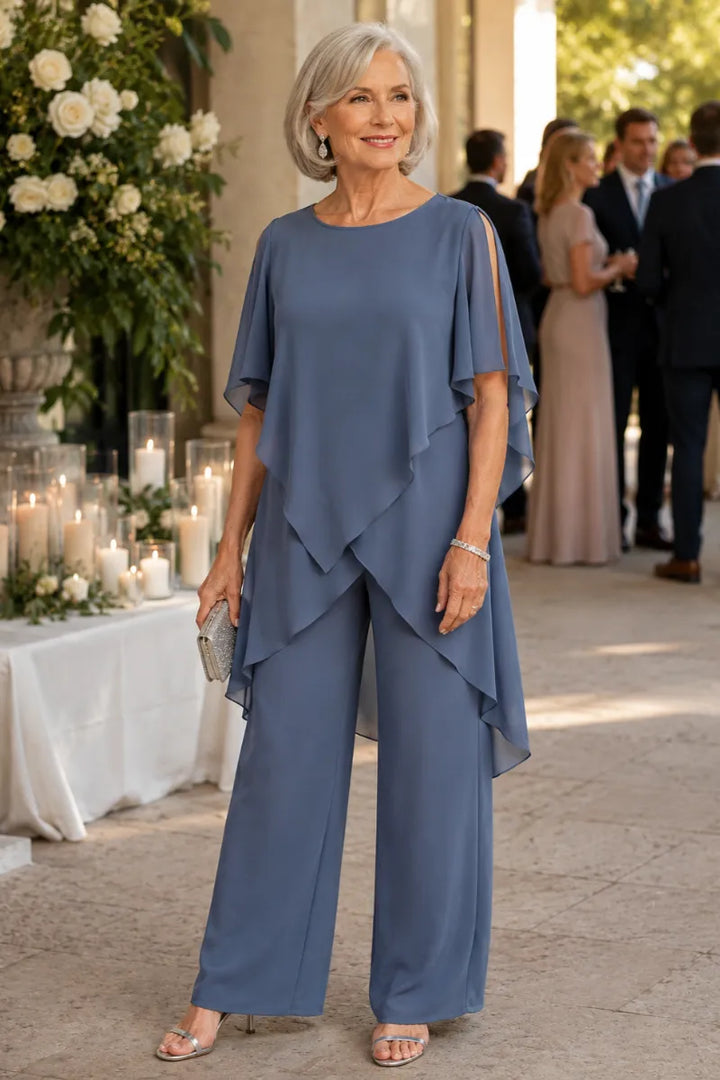 Velora™ | Chiffon Flow Pant Set