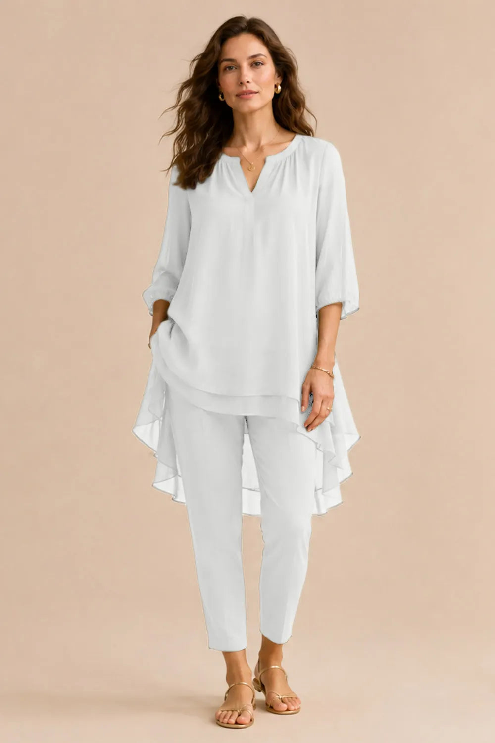 Mila™ | Elegant Overlay Pant Set