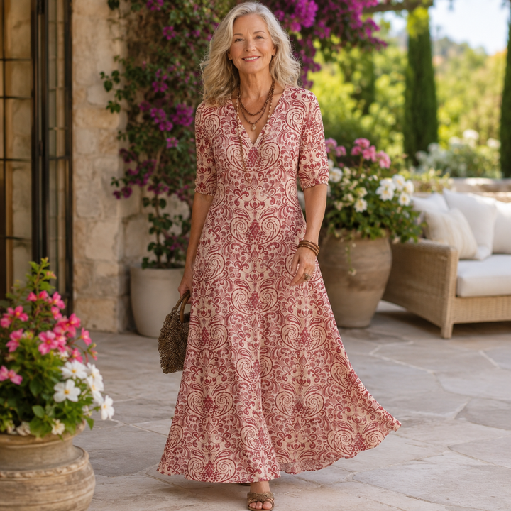 Eloise™ | Vintage Garden Maxi Dress