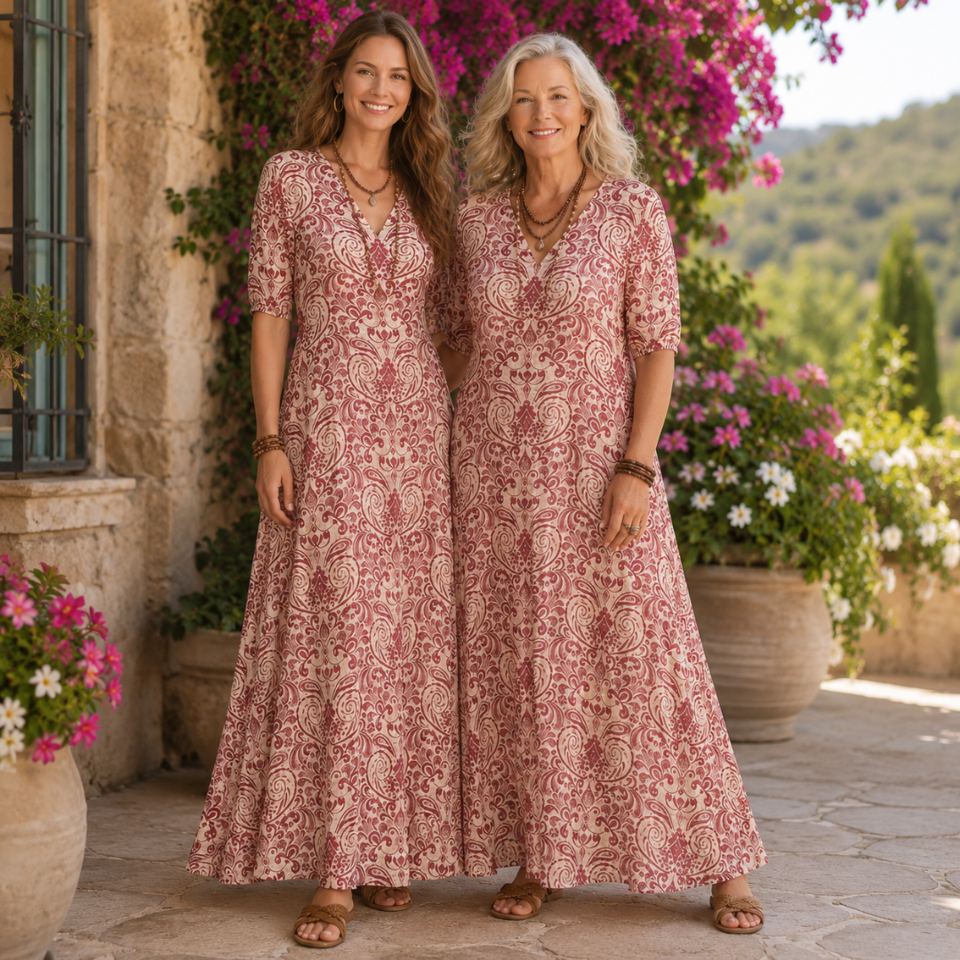 Eloise™ | Vintage Garden Maxi Dress