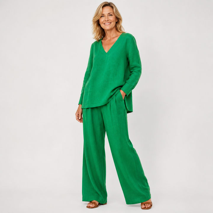 Vivienna™ | Chic Wide-Leg Lounge Set