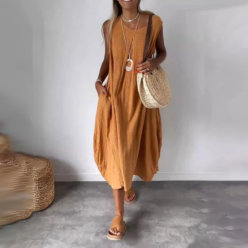 Amaris - Relaxed Sleeveless Dress