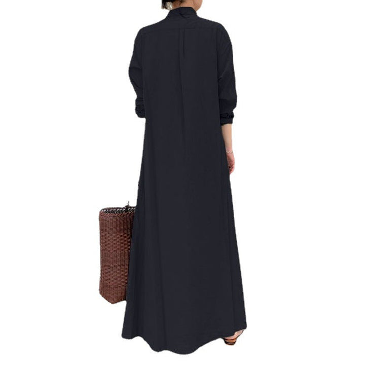 Evelyn™ | Relaxed Button Front Maxi Dress