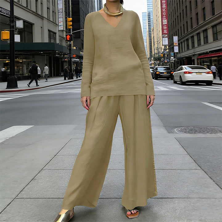 Vivienna™ | Chic Wide-Leg Lounge Set