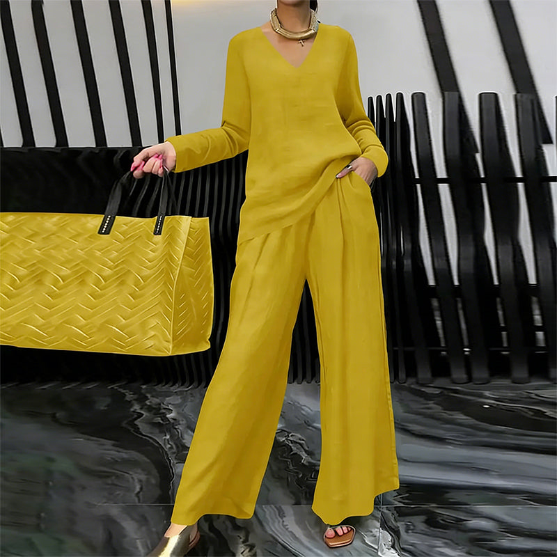 Vivienna™ | Chic Wide-Leg Lounge Set