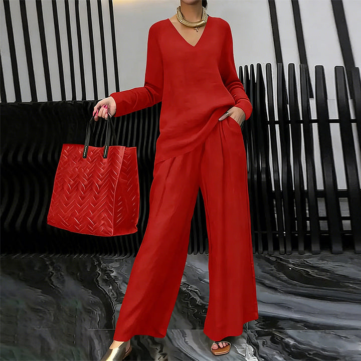 Vivienna™ | Chic Wide-Leg Lounge Set