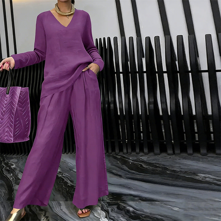 Vivienna™ | Chic Wide-Leg Lounge Set