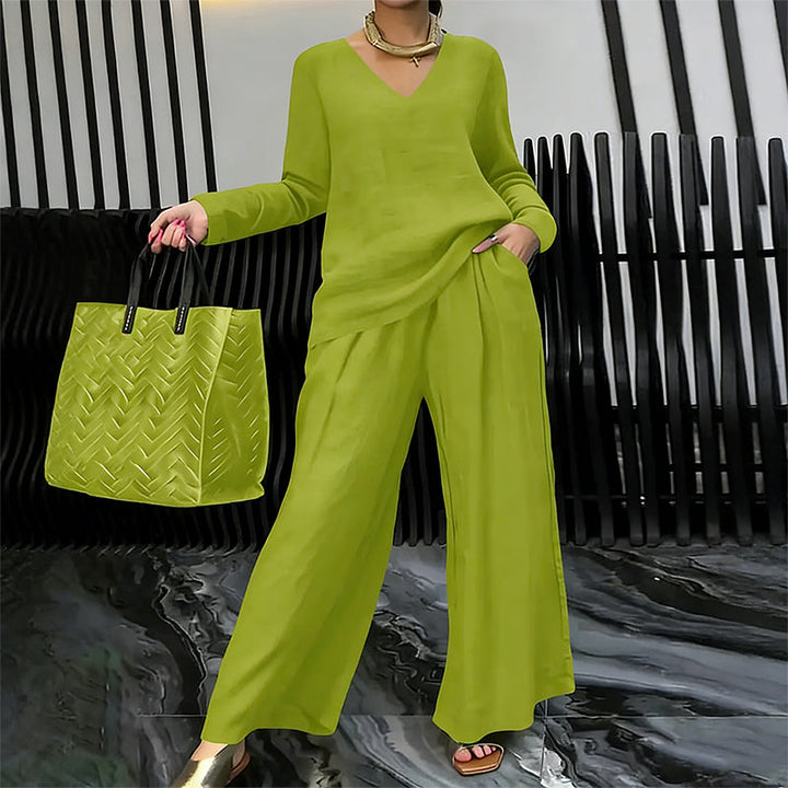 Vivienna™ | Chic Wide-Leg Lounge Set