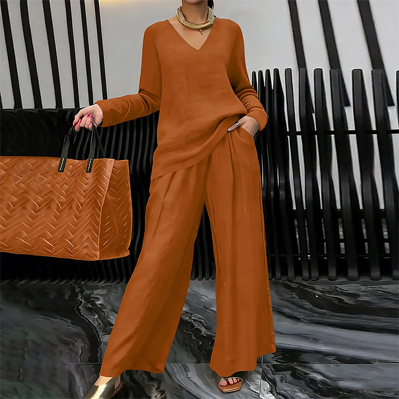 Vivienna™ | Chic Wide-Leg Lounge Set