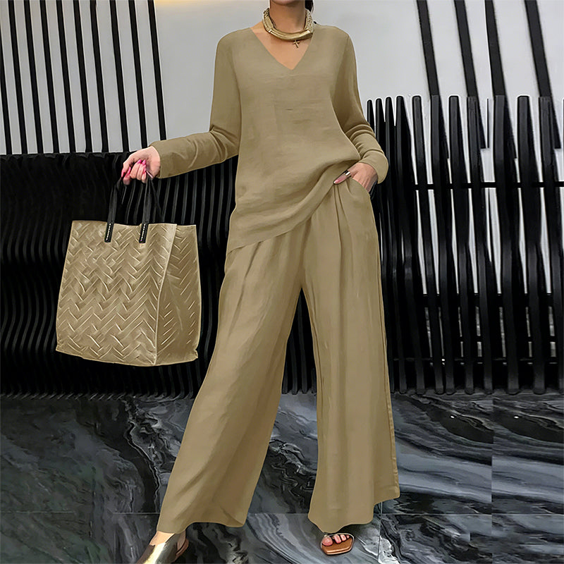 Vivienna™ | Chic Wide-Leg Lounge Set
