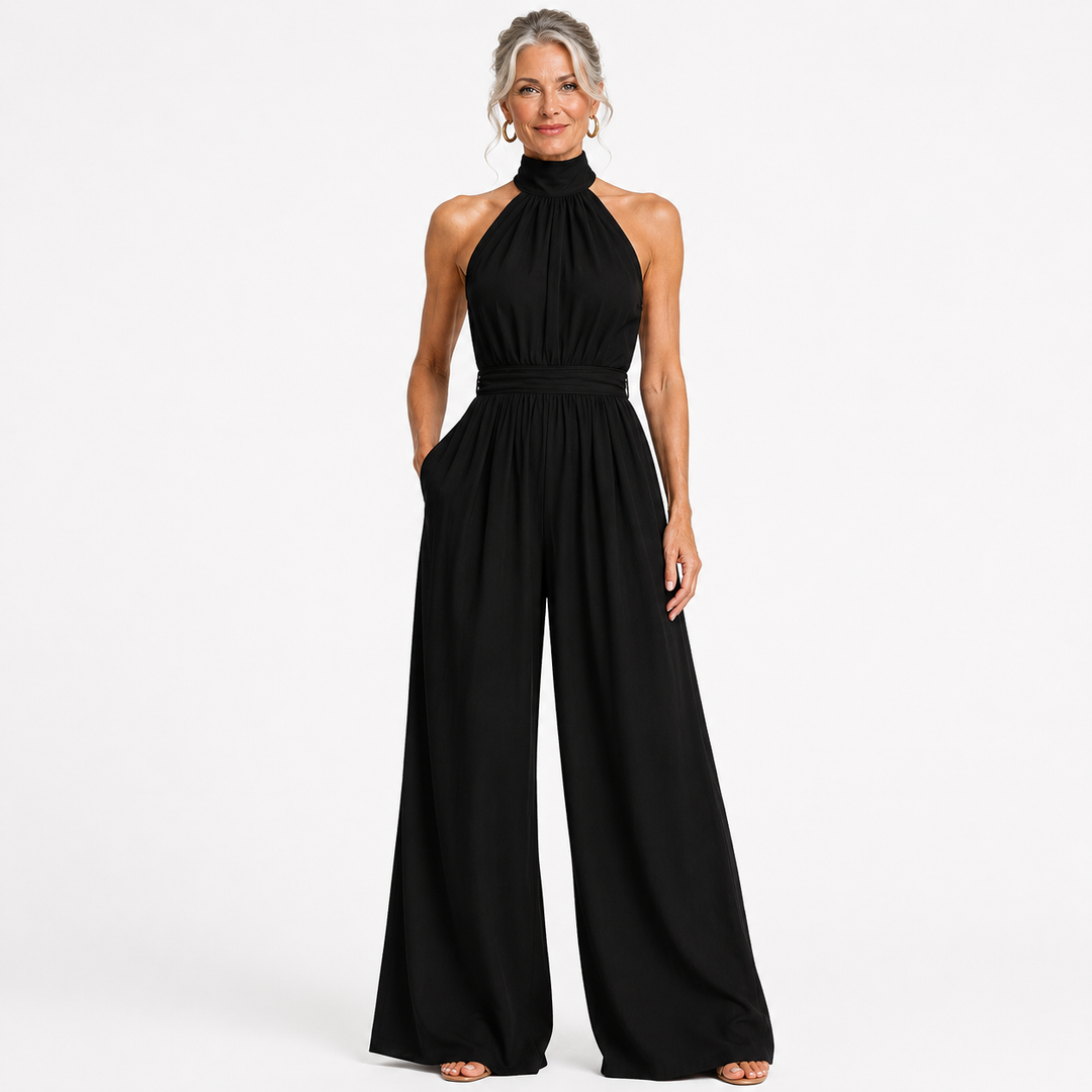 Izeah I Bohemian Style Backless Jumpsuit